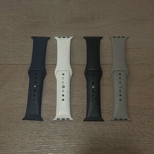 Apple Smartwatch Bands - Blue, White, Black, Gray, Lavender, Pink, Silver